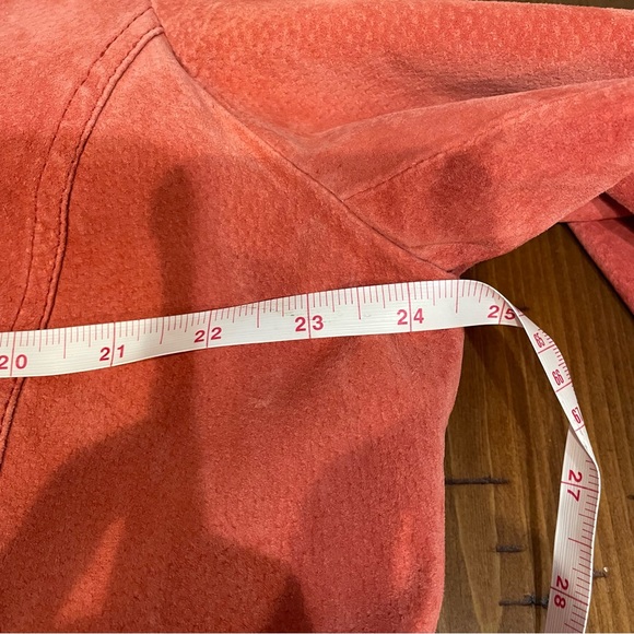 C.J. Banks Leather Suede Snap Front Jacket 1X - Picture 4 of 9